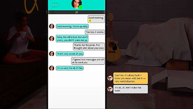 3D Hentai Anime Chick Explores New Kinks With Massive Dick In Visual Novel Fun