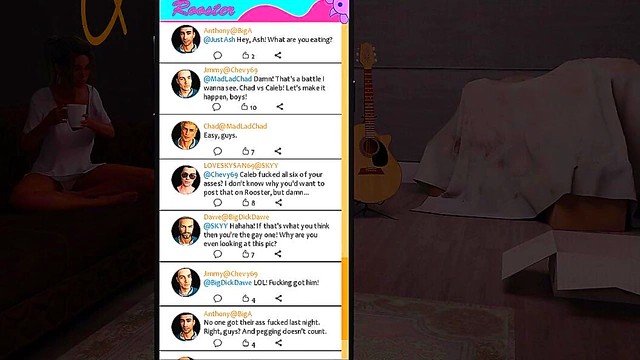 3D Hentai Anime Chick Explores New Kinks With Massive Dick In Visual Novel Fun