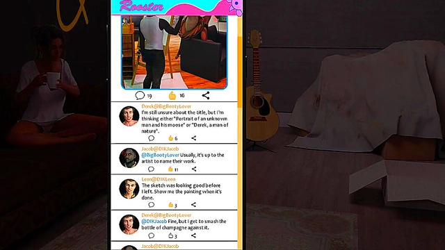 3D Hentai Anime Chick Explores New Kinks With Massive Dick In Visual Novel Fun