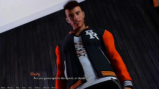 Hard Work Pays Off – 3D Anime Couple Enjoy Intense Visual Novel Sex Session