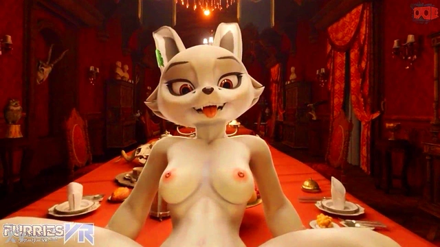 Furry Zhen Gives Amazing Foot Job With Pussy Tease & Big Dick Action