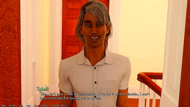 Lucky Guy Gets Wild 3D Hentai Anime Action With Sexy Visual Novel Girls