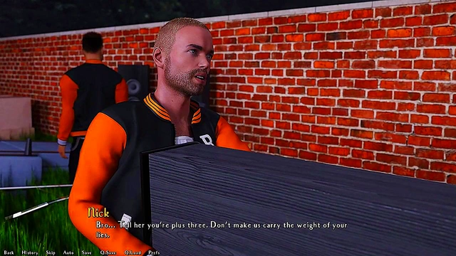 Lucky Guy Gets Wild 3D Hentai Anime Action With Sexy Visual Novel Girls