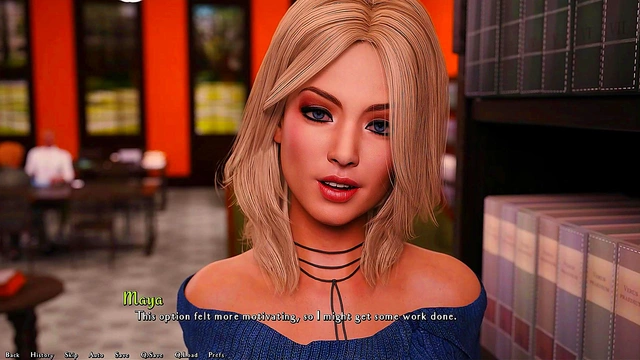 Big-Busted Anime Babe Seduces In The Library For Intense 3D Hentai Action