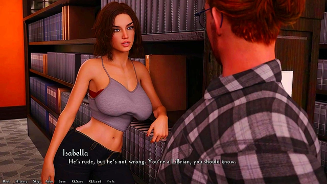 Big-Busted Anime Babe Seduces In The Library For Intense 3D Hentai Action