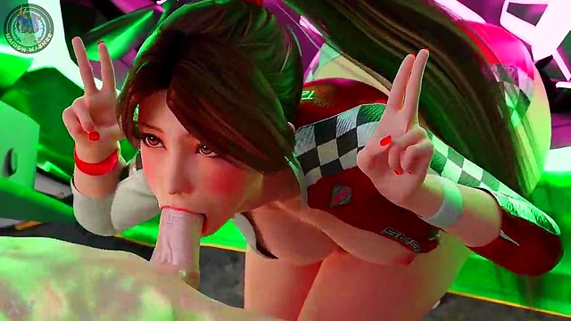 Racing Queen Mai Shiranui Gets Animated for Hot 3D Hentai Action