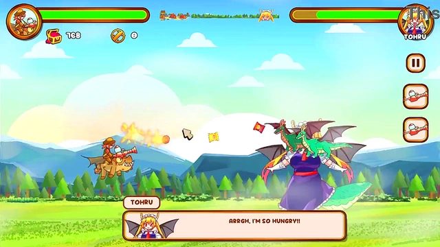 Cute Anime Girl Enjoys Erotic Dragon Weight-Gain Adventure