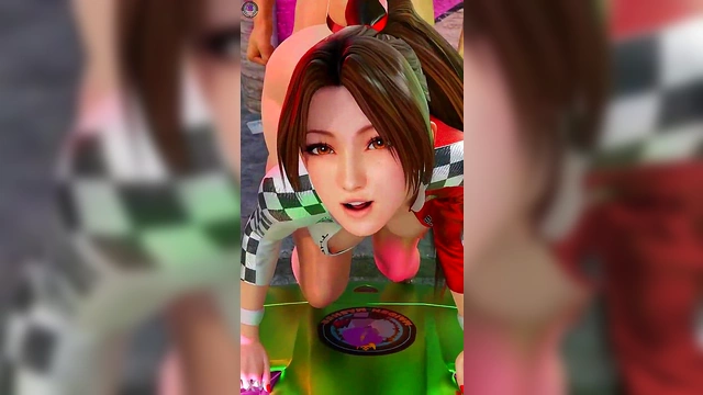 Horny Racing Queen Mai Shiranui Fucked From Behind In 3D Anime Action