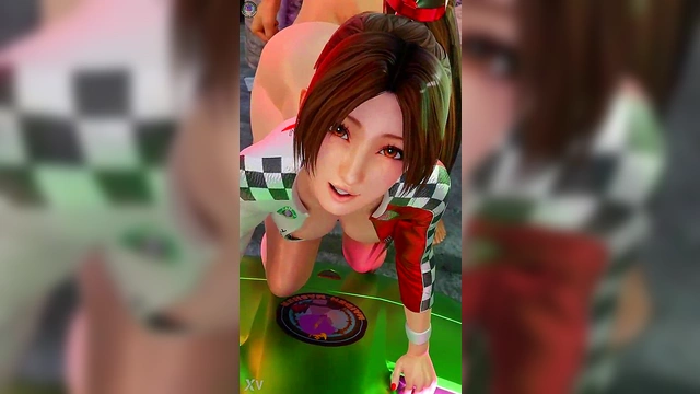 Horny Racing Queen Mai Shiranui Fucked From Behind In 3D Anime Action
