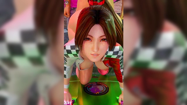 Horny Racing Queen Mai Shiranui Fucked From Behind In 3D Anime Action