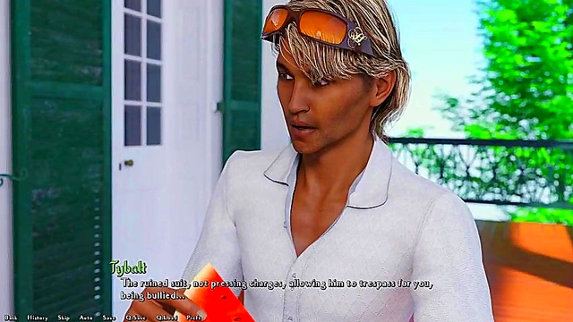 Bad News Leads to Intense 3D Hentai Anime Sex With Visual Novel Cutie