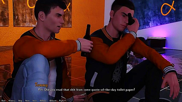 Bad News Leads to Intense 3D Hentai Anime Sex With Visual Novel Cutie