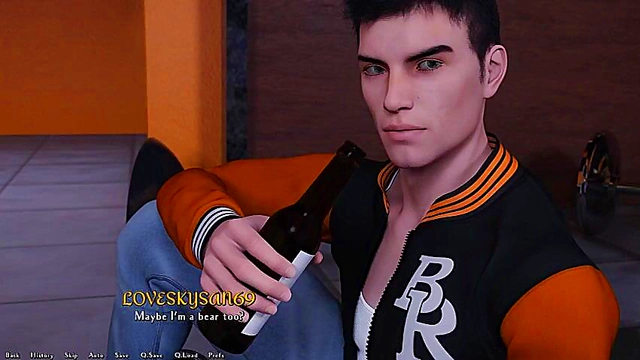 Bad News Leads to Intense 3D Hentai Anime Sex With Visual Novel Cutie