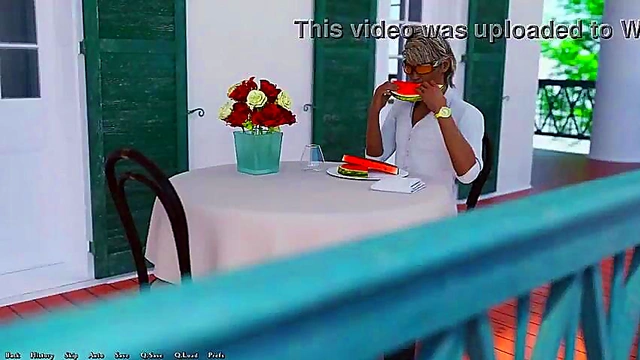 Bad News Leads to Intense 3D Hentai Anime Sex With Visual Novel Cutie