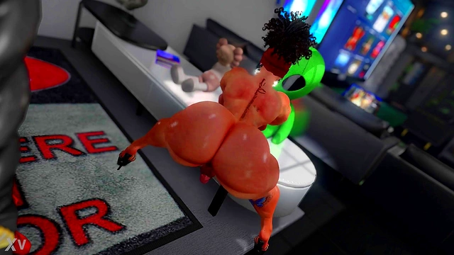 Himbo With Big-Ass Man Twerks Perfect Slutty Avatar For Your Pleasure