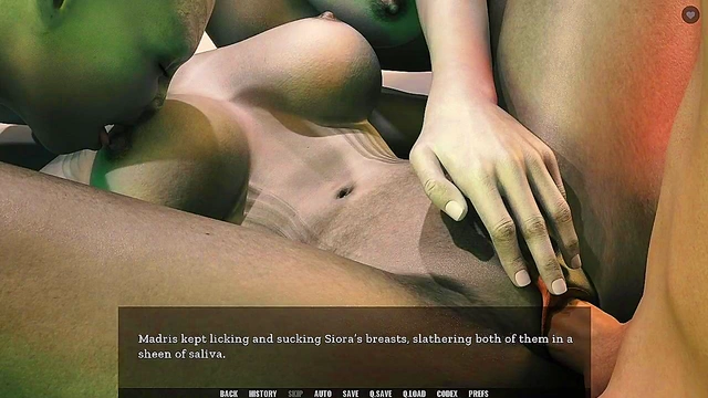 Hardcore 3D Anime Foursome With Curvy Girls And Giant Tits