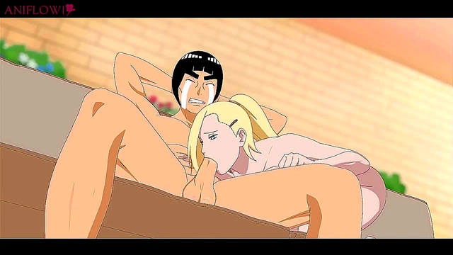 Ino Yamanaka Deepthroats Rock Lee’s Large Dick for Eternal Youth in Anime Seduction
