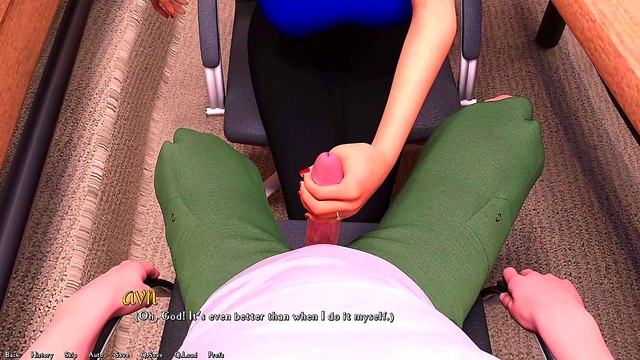 Hot Busty Teacher Gives Mind-Blowing Footjob & Handjob In-Class Orgasm Feast