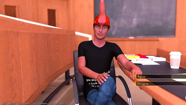 Hot Busty Teacher Gives Mind-Blowing Footjob & Handjob In-Class Orgasm Feast