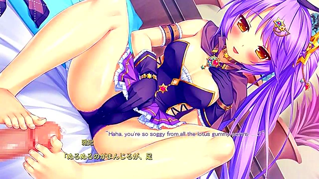 Cute Demoness Seduces Hero With Passionate Blowjob And Anal Sex In Eroge Anime