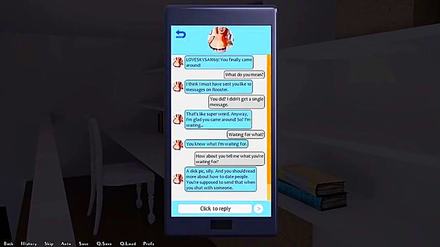 3D Anime Visual Novel – Jill Takes Charge in Intense Hentai Session