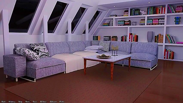 3D Anime Visual Novel – Jill Takes Charge in Intense Hentai Session