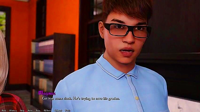 Sexy Anime Babes Get naughty in the Library for a 3D Hentai Fantasy Encounter