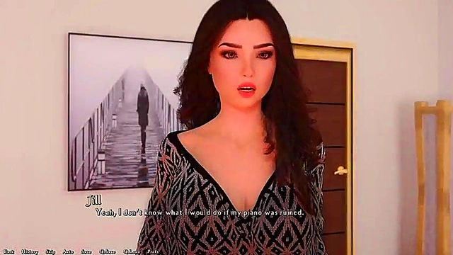 Relaxing 3D Hentai Anime Scene – DIK Character Finds Relief With LoveSkySan69