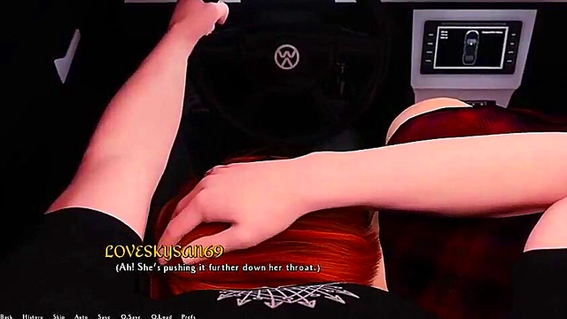 Relaxing 3D Hentai Anime Scene – DIK Character Finds Relief With LoveSkySan69