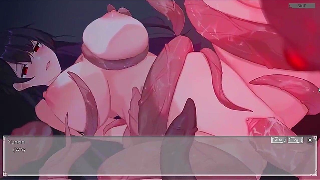 Hot Anime Girls Suffer Parasitic Gang Bang in Dark Hentai Game Ending