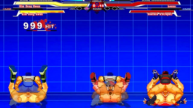 Shermie & Cher Engage in Hot Hentai Sex with Leona Heidern for Intense Orgasm Moments