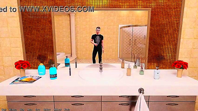 VIP Jacuzzi Fun – 3D Anime Babe Gives Intense Blowjob Experience