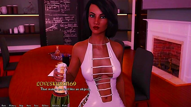 3D Anime Beauty Gets Ravaged At A Wild Away Party By LoveSkySan69