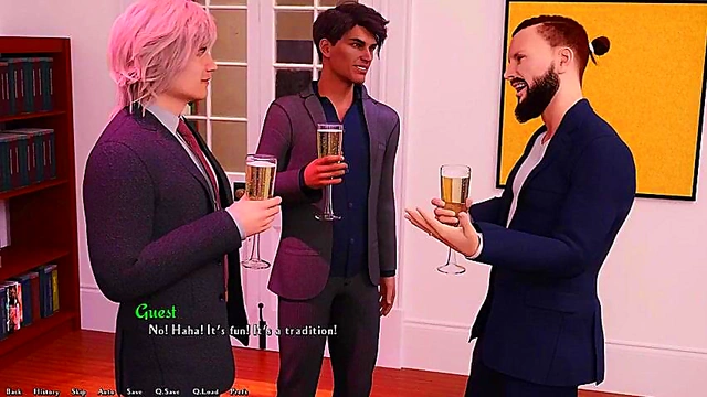 3D Anime Beauty Gets Ravaged At A Wild Away Party By LoveSkySan69