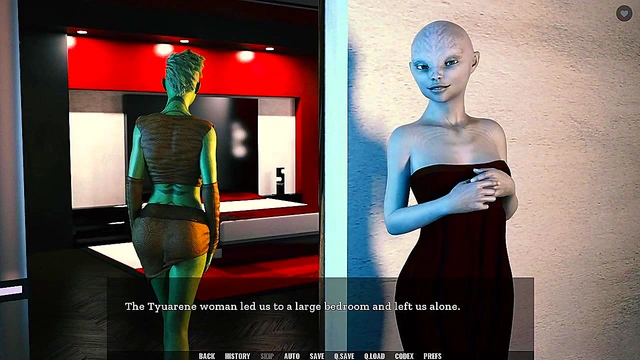 Lesbian AssFuck Orgy With Big Boobed Anime Girls In A Dark Void Fantasy