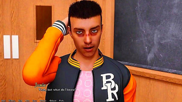 Sexy 3D Anime Teacher Rides Dick Hard For Hot FacialCumshot