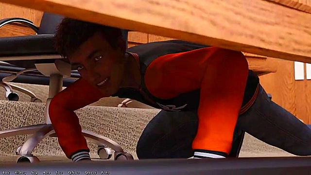 Sexy 3D Anime Teacher Rides Dick Hard For Hot FacialCumshot