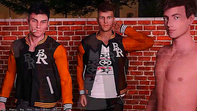 Important Secret Party – 3D Anime Couple Engages in Intense Visual Novel Adventure