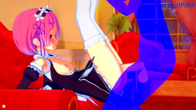 Re –Zero 3D Hentai – Ram & Rem Enjoy Intense Teen Sex With Big Boobs Creampie