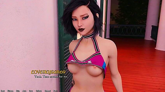 Rhiona Calls You Master in This Hot 3D Hentai Anime Visual Novel Scene