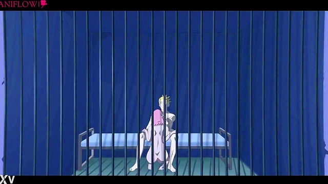 Sakura Haruno Cheats With Jiji for Hot Anal Sex & Blowjob Behind Bars