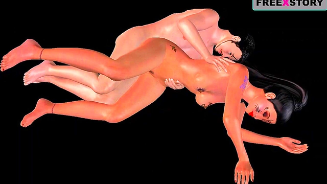 Japanese Man Fucks Indian Girl Spoon Style In Hot 3D Anime Action