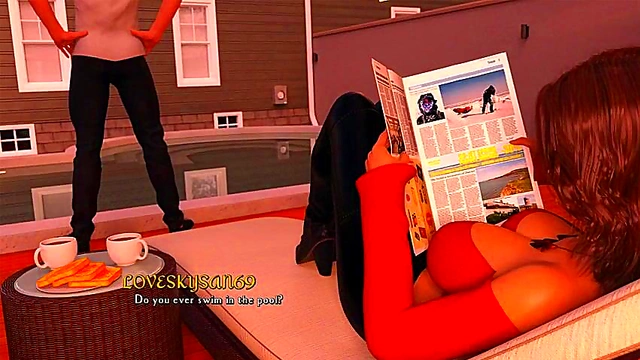 Hot 3D Anime Visual Novel – Being a Dick - New Erotic Story Start