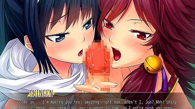 Busty Commander Babes Seduce in Ecchi Anime Game