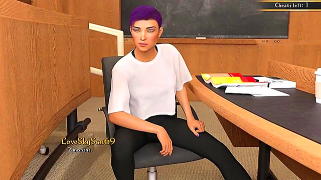 3D Anime Visual Novel – Being a Dick - Hot Hentai Gameplay Action