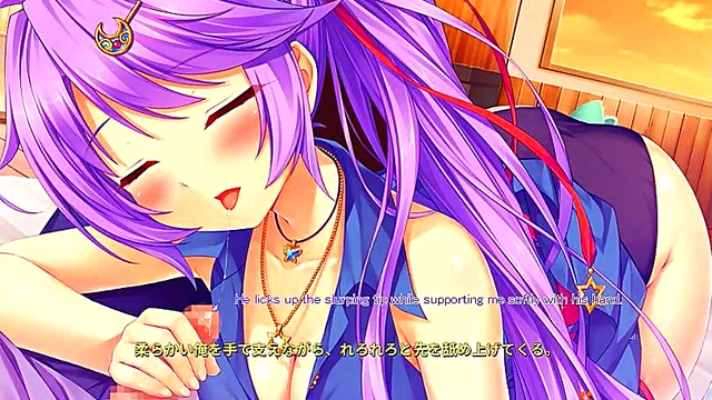 Horny Demoness Seduces Hero In Erotic Visual Novel Romance Scene