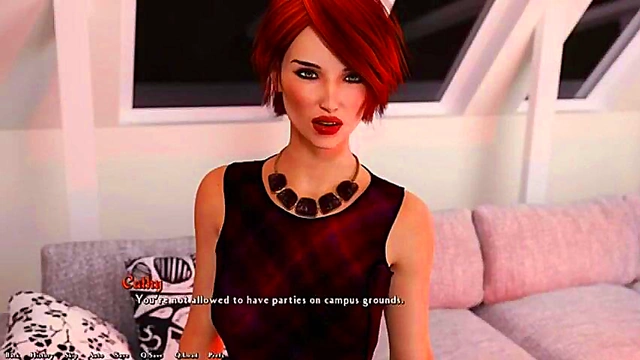 Hot 3D Anime Bombshell Cathy Rides Dick Hard In DIY Fantasy Scene