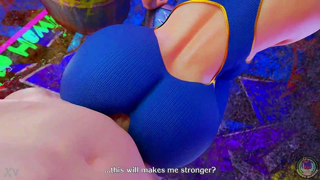 Chun-Li Gets naughty 3D Anime Action with Exciting Rule 34 Adventures