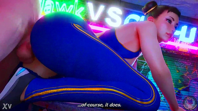 Chun-Li Gets naughty 3D Anime Action with Exciting Rule 34 Adventures