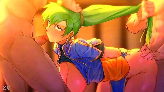 Big-Titted Lyn From Fire Emblem Fucks Doggystyle In A Hot Threesome